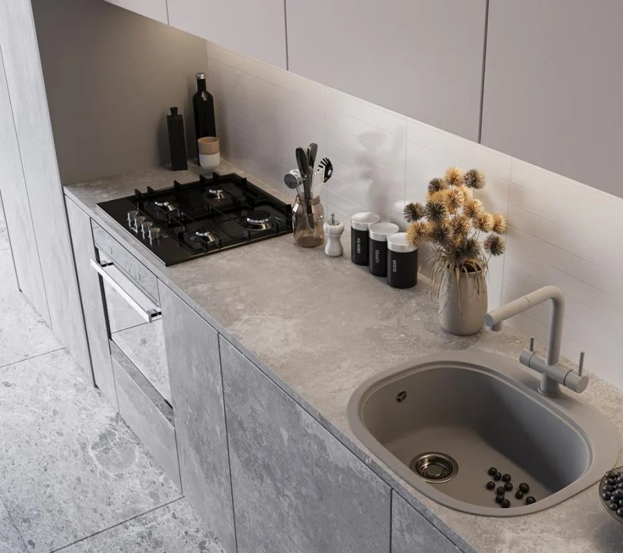 Мойка кухонная Emar Quartz EMQ-1570.C Алмаз Sancos — официальный сайт