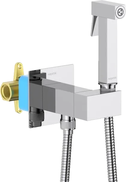 Гигиенический душ AQUATEK Лира AQ1025CR со смесителем, С ВНУТРЕННЕЙ ЧАСТЬЮ, хром Sancos — официальный сайт