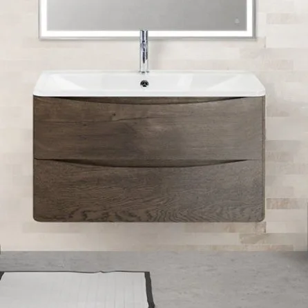 Тумба под раковину без столешницы BelBagno Acqua 90 подвесная, robere nature grigio Sancos — официальный сайт