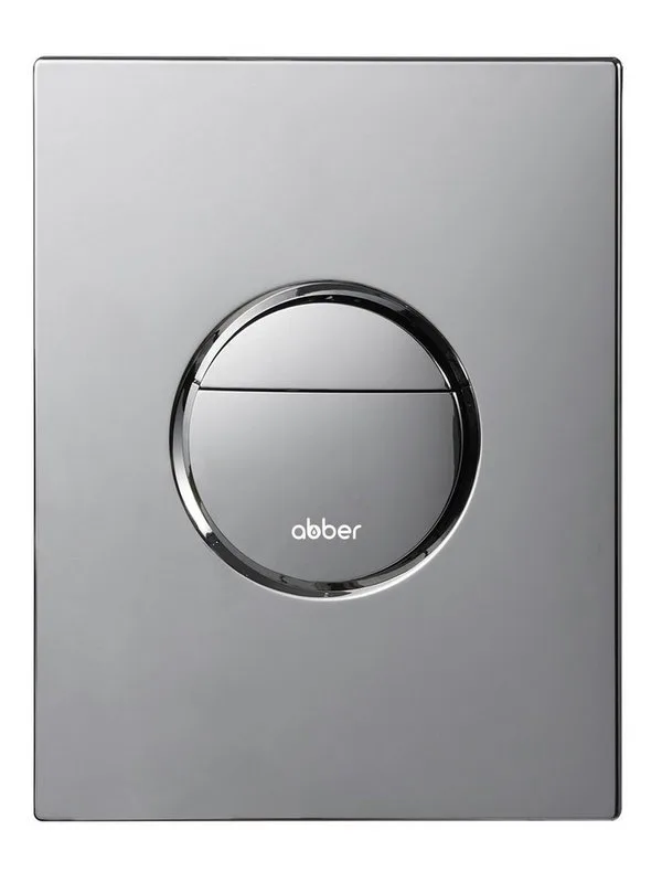 Кнопка смыва для инсталляции Abber AC0126 АБС-пластик, цвет глянцевый хром