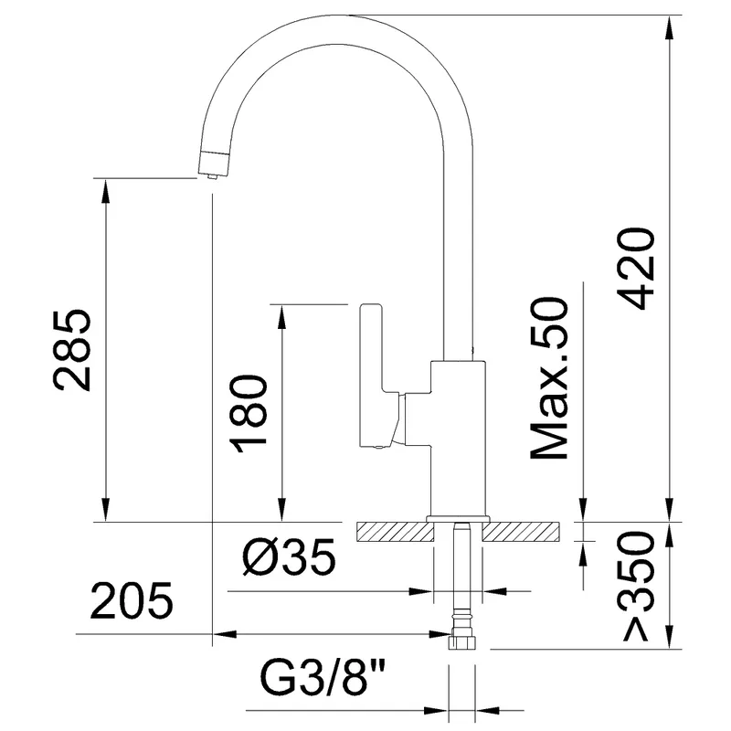 Смеситель для кухни Clever Osmosis 61101, хром Sancos — официальный сайт