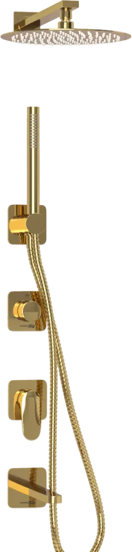 Душевой комплект Wasserkraft Neckar A2151.278.279.183.208.280.197.281, С ВНУТРЕННЕЙ ЧАСТЬЮ, золото Sancos — официальный сайт