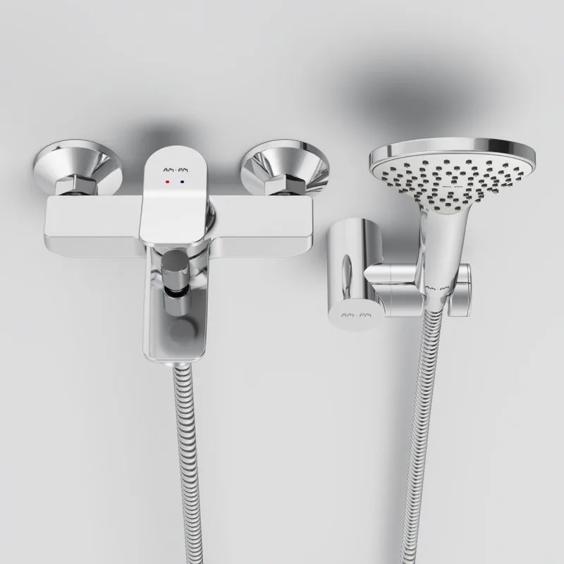 Смеситель для ванны с душем AM.PM X-Joy F85A15000 Sancos — официальный сайт