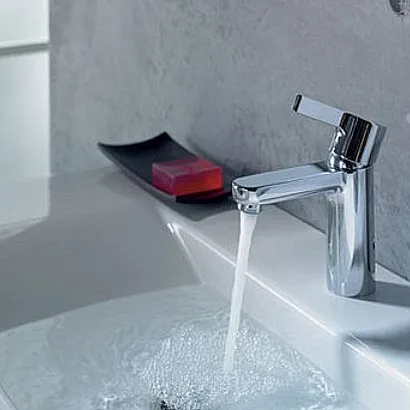 Смеситель для раковины Hansgrohe Metris S 31060000 Sancos — официальный сайт