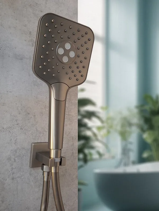 Душевой комплект AltroBagno Lamberto 040411 GrMt, С ВНУТРЕННЕЙ ЧАСТЬЮ, оружейная сталь Sancos — официальный сайт