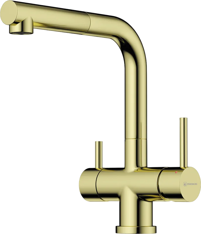 Смеситель для кухни Omoikiri Takamatsu-S LG светлое золото Sancos — официальный сайт
