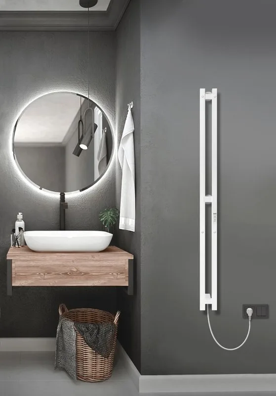 Полотенцесушитель электрический Indigo Style Pro LSPRE120-10WMRt белый матовый Sancos — официальный сайт