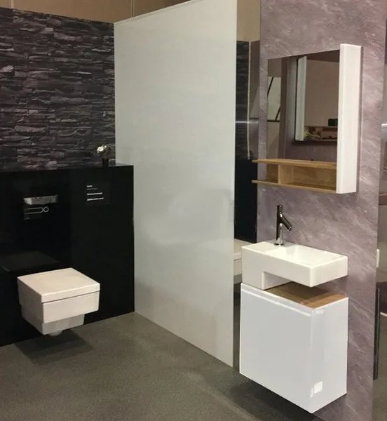 Зеркало Jacob Delafon Terrace 60 R с подсветкой, светлое дерево Sancos — официальный сайт