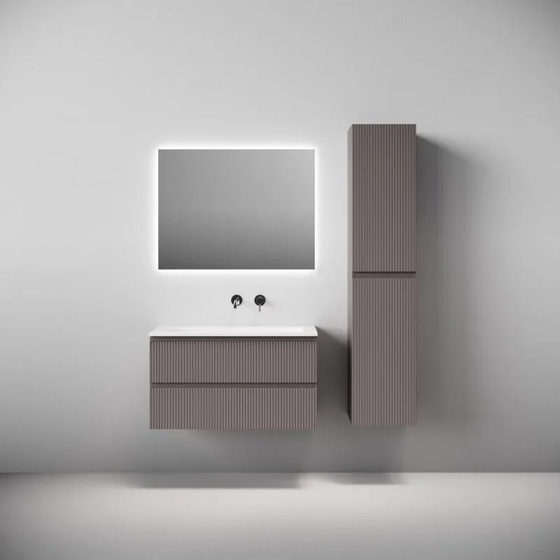 Тумба с раковиной Sancos Snob T 90 подвесная, doha soft, раковина СN7019wx Sancos — официальный сайт