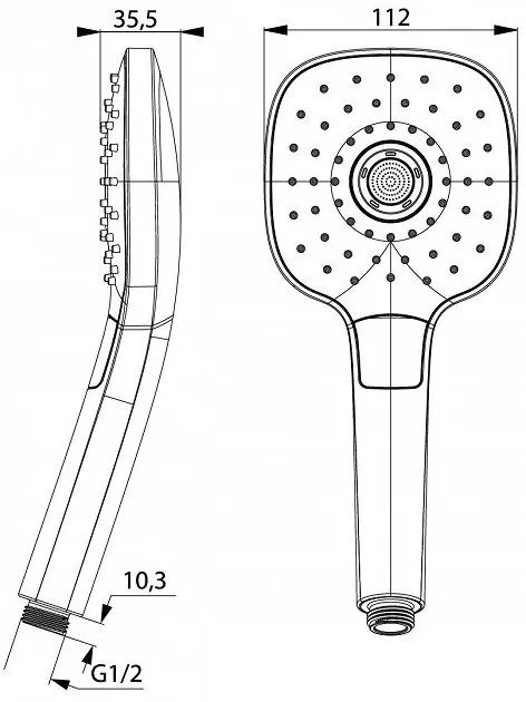 Душевая лейка IDDIS Sena SEN3F00i18 Sancos — официальный сайт