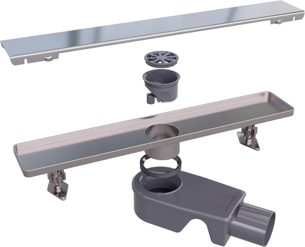 Душевой трап (лоток) RGW Shower Drain SDR-20 60 см, хром Sancos — официальный сайт
