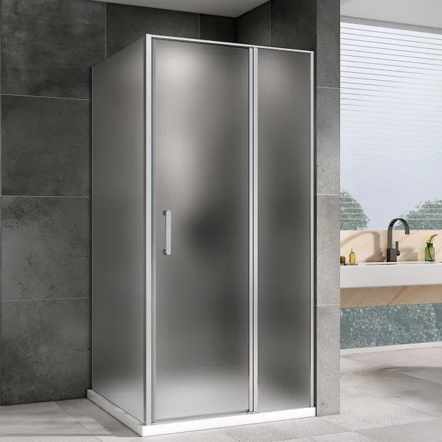 Душевой уголок Abber Sonnenstrand AG04100MS-S85M 100x85, профиль хром, стекло матовое Sancos — официальный сайт