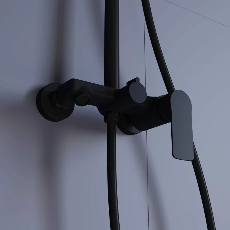 Душевая стойка RGW Shower Panels SP-26B, матовый черный Sancos — официальный сайт