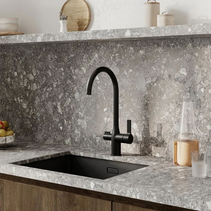 Смеситель для кухни IDDIS Pure PURBLFJi05 черный матовый Sancos — официальный сайт