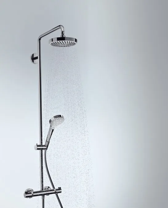 Душевая стойка Hansgrohe Croma 2jet Select S 180 27253400, с термостатом Sancos — официальный сайт