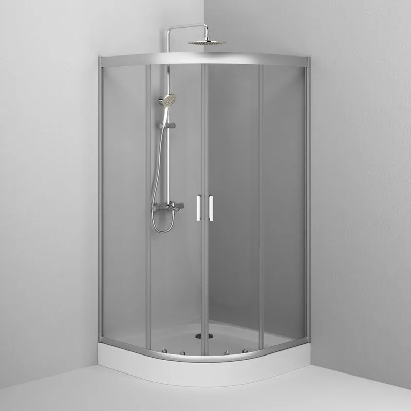 Душевой уголок AM.PM Gem W90UG-401-100MT 100x100, профиль матовый хром Sancos — официальный сайт