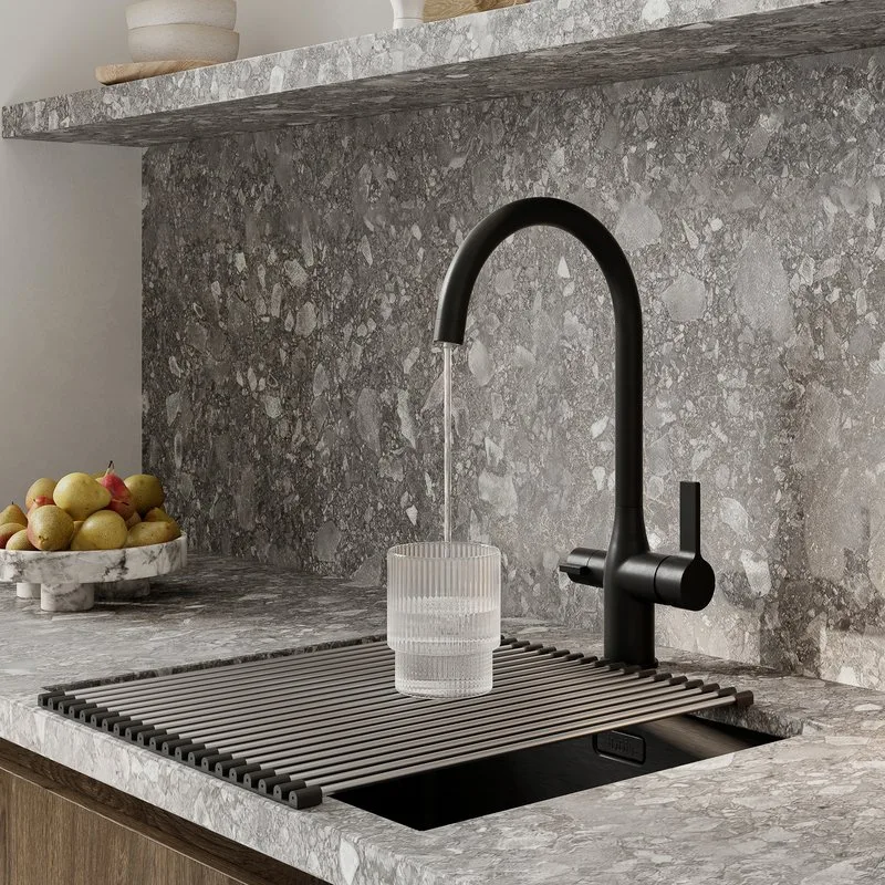 Смеситель для кухни IDDIS Pure PURBLFJi05 черный матовый Sancos — официальный сайт
