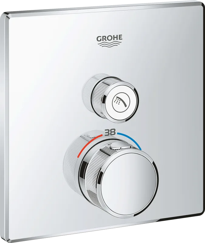 Термостатический смеситель встраиваемый Grohe Grohtherm SmartControl 29123000 для душа Sancos — официальный сайт