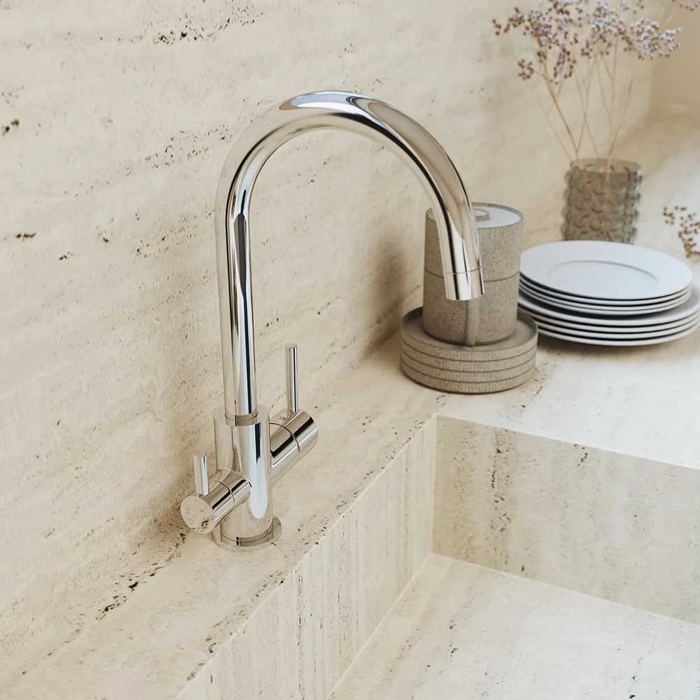 Смеситель для кухни Aqueduto Assistente ASI0100, хром Sancos — официальный сайт