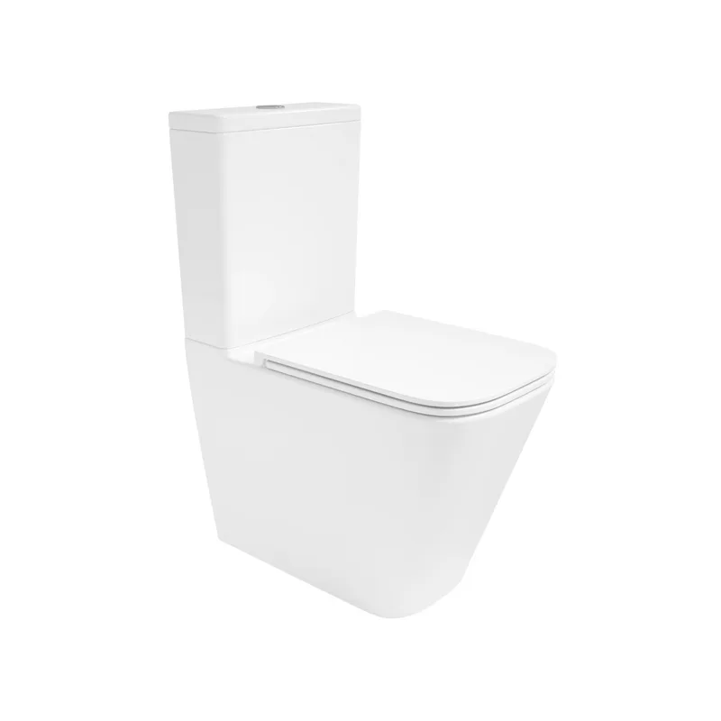Унитаз-компакт напольный Vincea Q-Line VT2-12T с микролифтом, безободковый, белый Sancos — официальный сайт