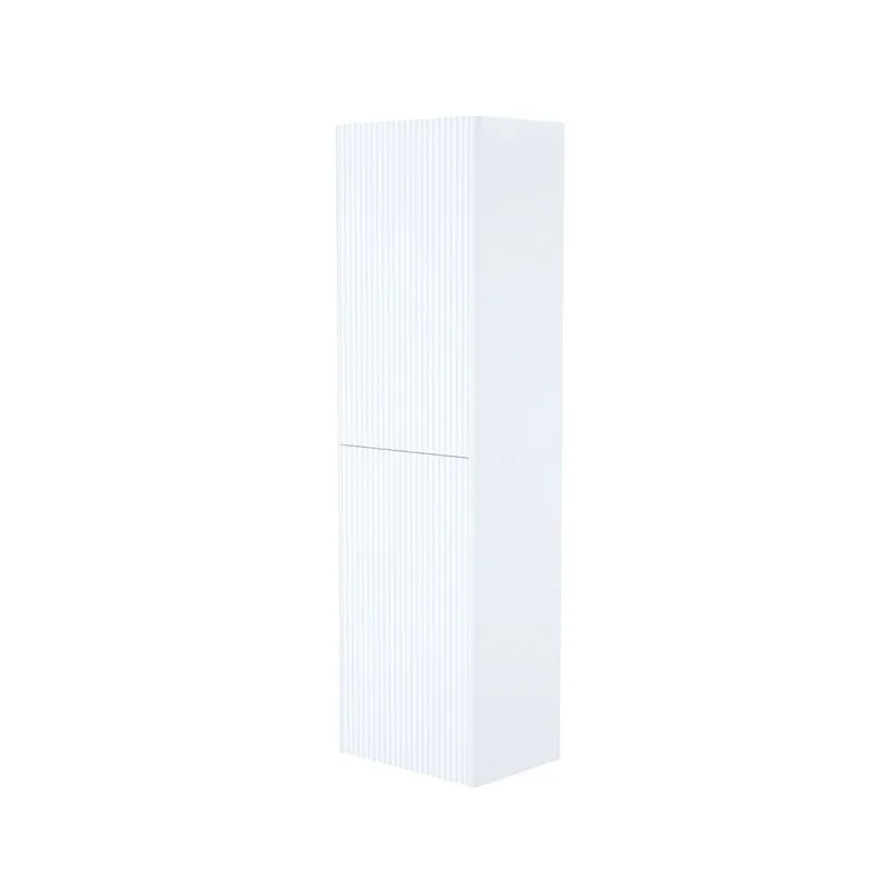 Шкаф-пенал для ванной IDDIS Aiger 40 подвесной, матовый белый soft touch Sancos — официальный сайт