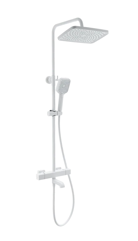 Душевая стойка Wonzon & Woghand STAY 2 WW-B3016-T1-MW, матовая белая Sancos — официальный сайт