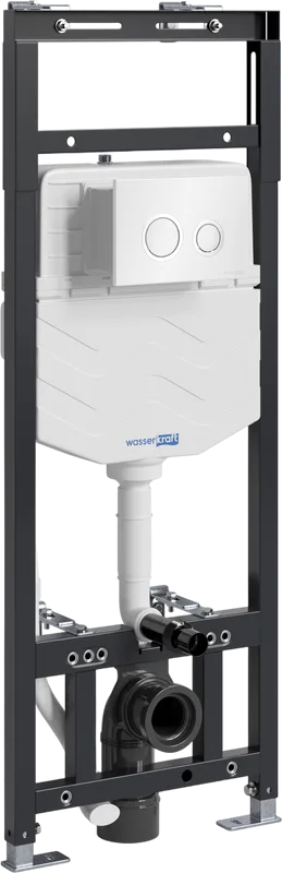 Система инсталляции для унитазов Wasserkraft Alme 15TLT.010.ME.WH01, с кнопкой смыва белой Sancos — официальный сайт