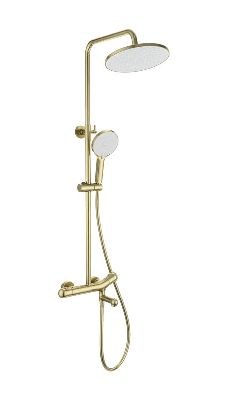 Душевая стойка Wonzon & Woghand T-1000 WW-B3057-A-BG, брашированное золото Sancos — официальный сайт