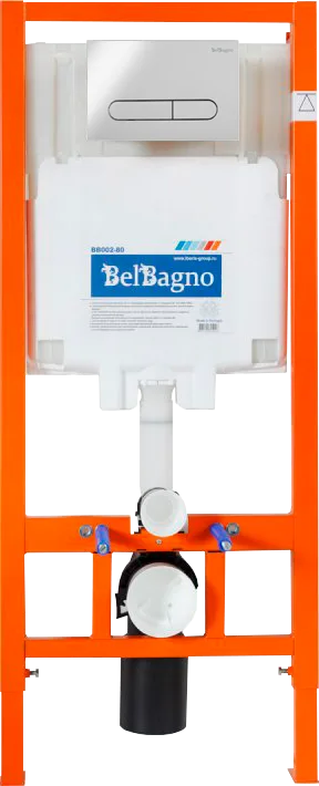 Комплект Инсталляция BelBagno BB002-80 + Кнопка Prospero BB005-PR-CHROME хром глянцевый Sancos — официальный сайт