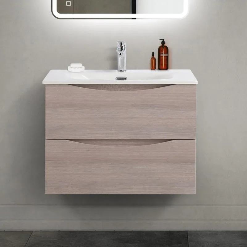 Тумба под раковину без столешницы BelBagno Marino-cer-mini 70 подвесная, rovere grigio Sancos — официальный сайт