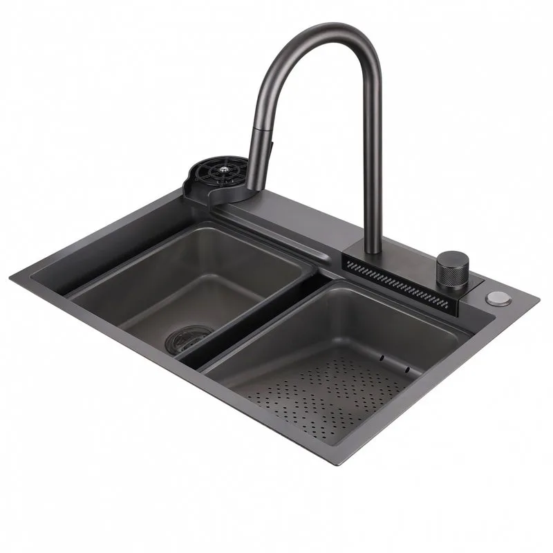 Мойка кухонная Abber Wasser Kreis AF2194NG никель Sancos — официальный сайт