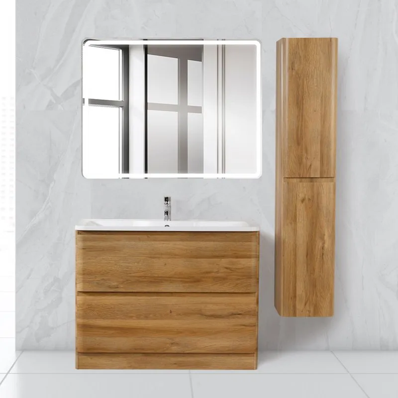 Шкаф-пенал для ванной BelBagno Albano 32 rovere rustico Sancos — официальный сайт