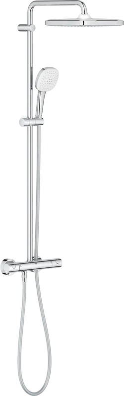 Душевая стойка Grohe Tempesta 26689001, с термостатом, хром Sancos — официальный сайт