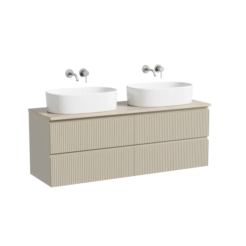 Тумба с раковиной Sancos Snob T 140 beige soft, столешница бежевая TT140A2, раковина CN6075 Sancos — официальный сайт
