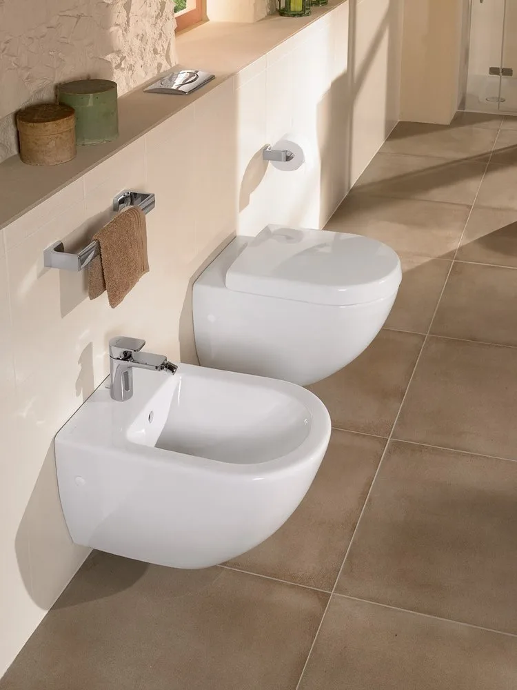 Чаша для унитаза подвесного Villeroy & Boch Subway Plus 2.0 5606 10R1 укороченная, alpin Sancos — официальный сайт
