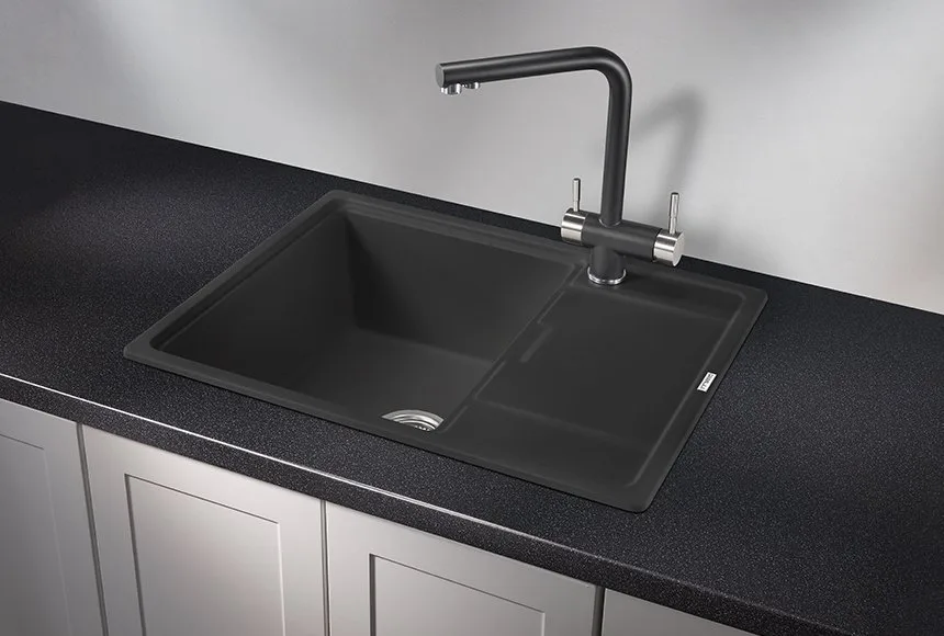 Мойка кухонная Granula 6503 турмалин Sancos — официальный сайт