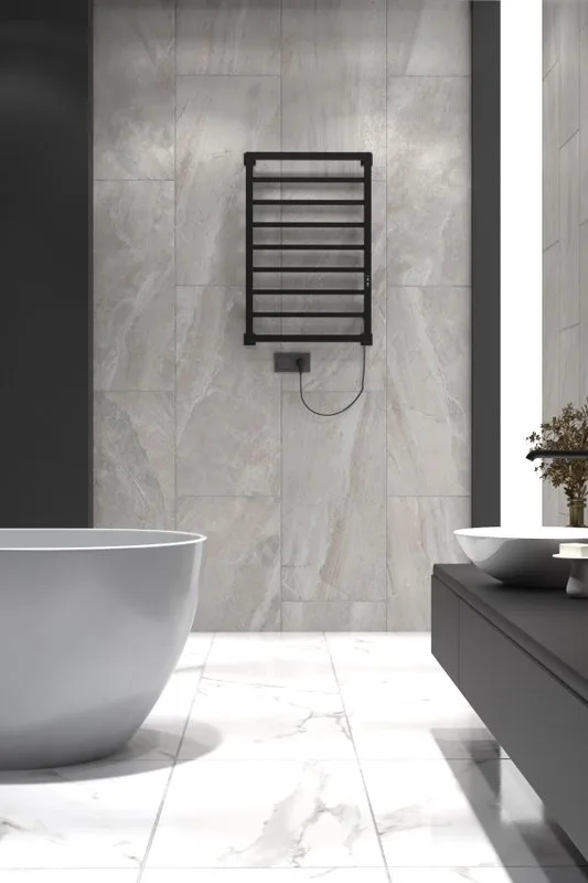 Полотенцесушитель электрический Indigo Crete DGC80-50BRRt черный муар Sancos — официальный сайт