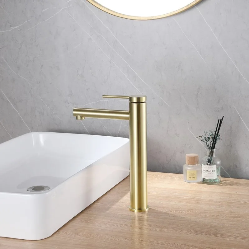 Смеситель для раковины Abber Emotion AF8811G золото Sancos — официальный сайт