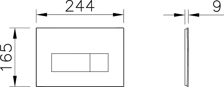 Кнопка смыва VitrA Root Square 740-2395 никель Sancos — официальный сайт