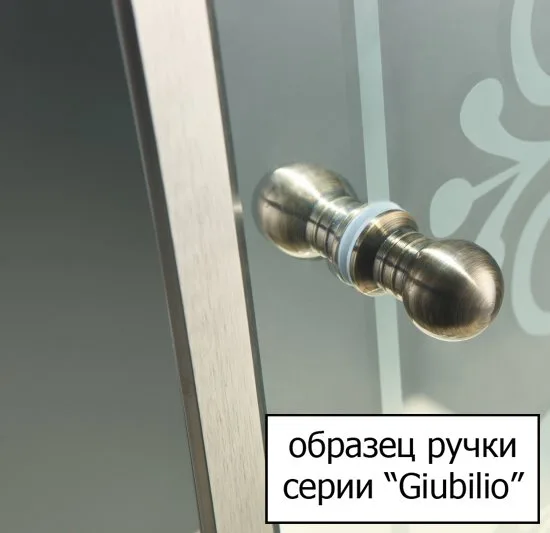 Душевой уголок Cezares Giubileo -A-2-100 прозрачное стекло, бронза Sancos — официальный сайт
