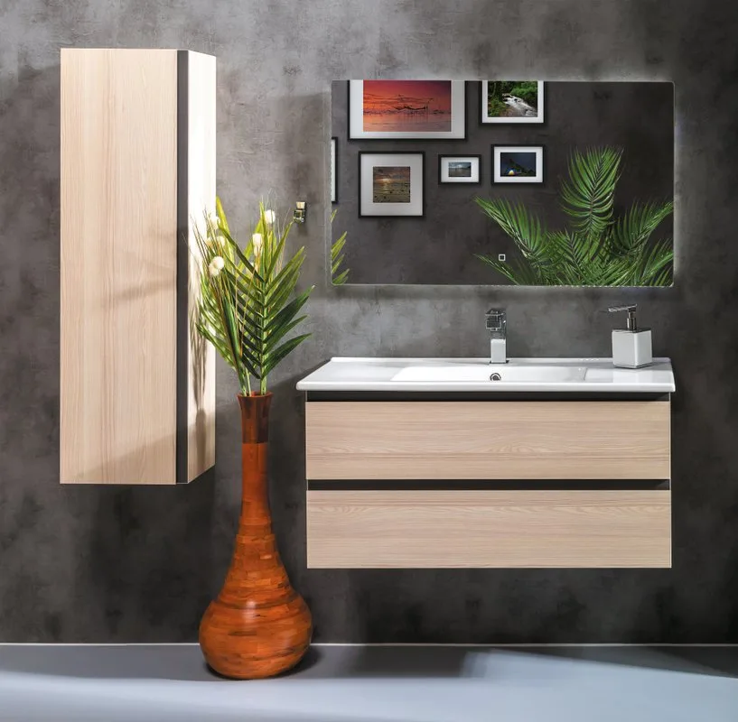 Тумба под раковину без столешницы Armadi Art Capolda 100 light wood Sancos — официальный сайт