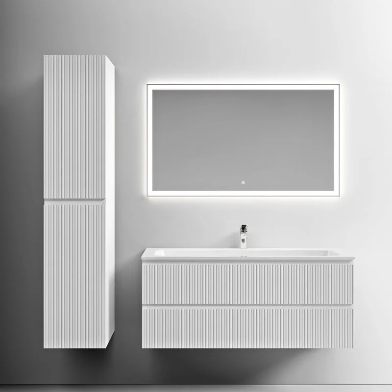 Тумба с раковиной Sancos Snob T 120 см, bianco, раковина CN7017 Sancos — официальный сайт