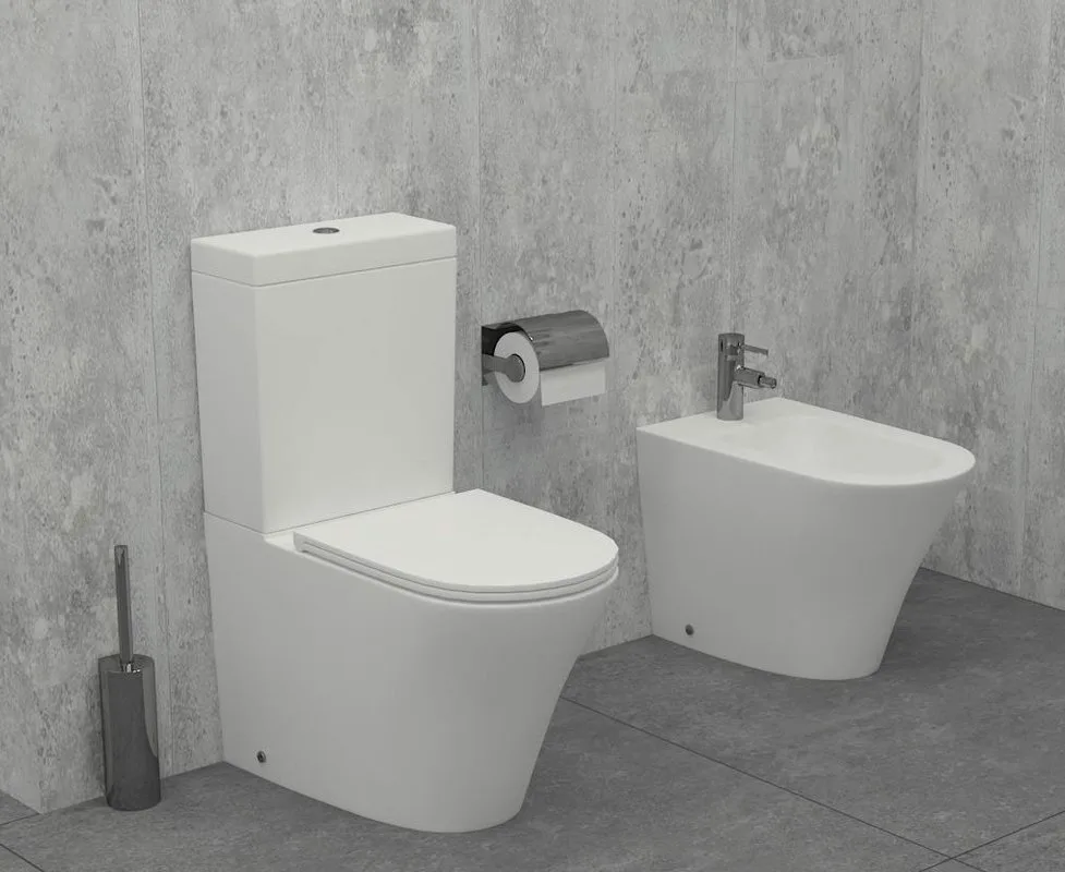Унитаз-компакт напольный Jacob Delafon Rodin+ UJAB102-00 Sancos — официальный сайт