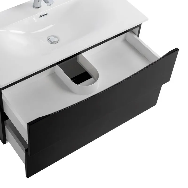 Тумба под раковину без столешницы BelBagno Marino-cer-mini 80 подвесная, nero lucido Sancos — официальный сайт
