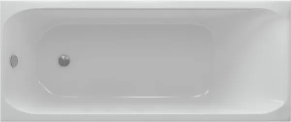 Акриловая ванна AQUATEK Альфа ALF140-0000019 140x70 см, правая, пристенная, белая, с каркасом Sancos — Оригинал
