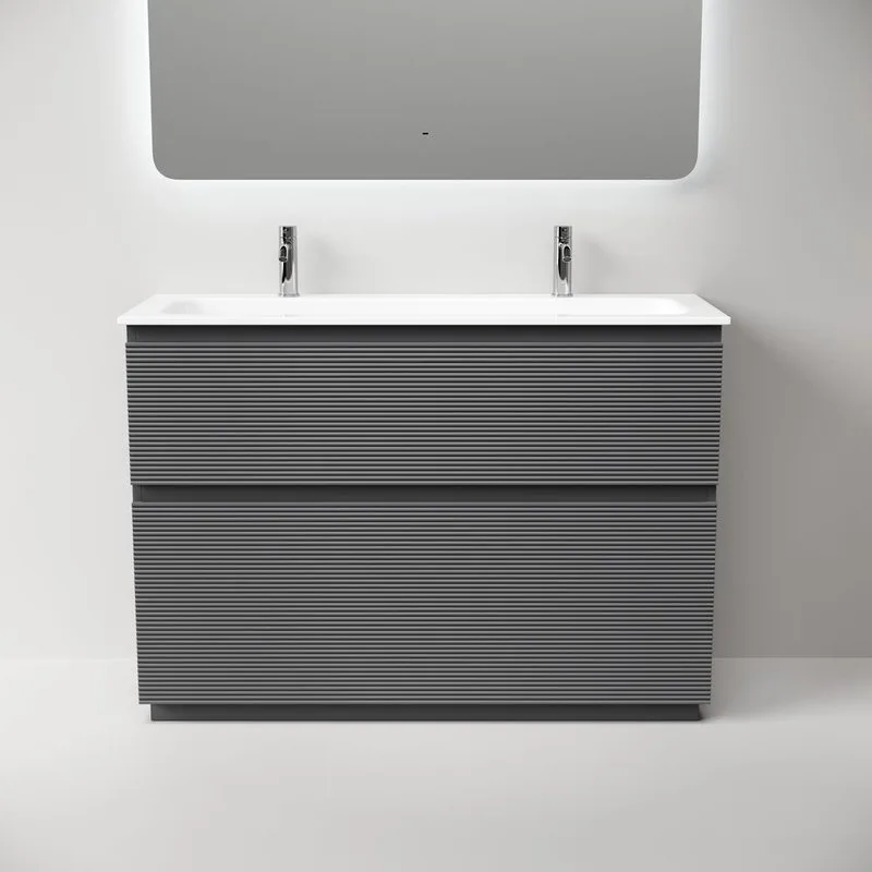 Тумба под раковину Sancos Folk Floor 120 напольная Grey soft (темно-серый), FL120FGS Sancos — официальный сайт