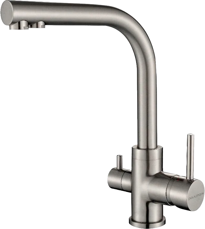 Смеситель для кухни Paulmark Essen Es213011-NI никель Sancos — официальный сайт