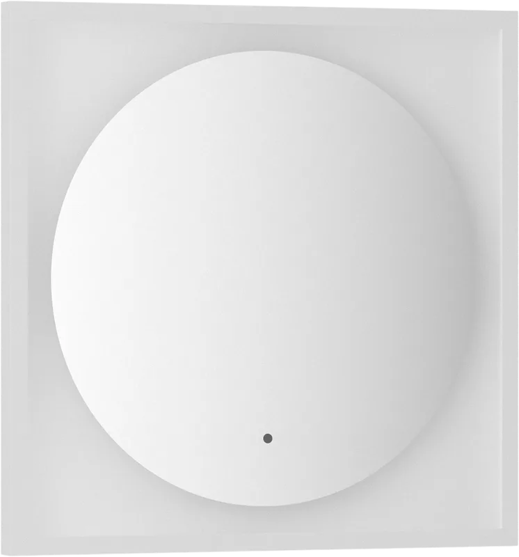 Зеркало Defesto Eclipse DF 2226R 60х60 белая рама, с LED-подсветкой, 4500К, инфракрасный выключатель