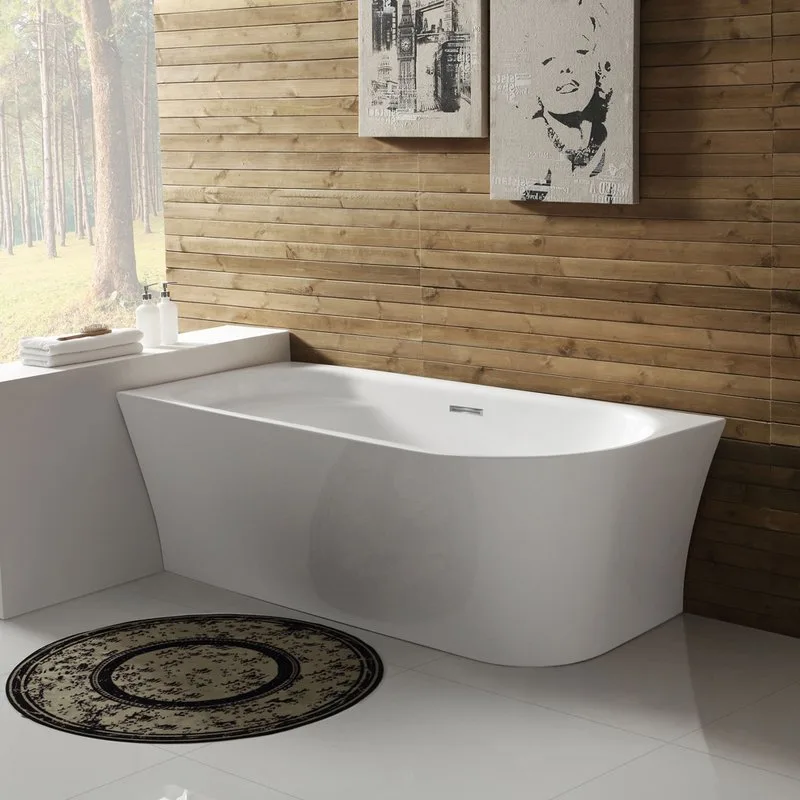 Акриловая ванна BelBagno BB410-1700-780-L без опоры 170x80 см, левая, пристенная, белая, со сливом-п Sancos — официальный сайт
