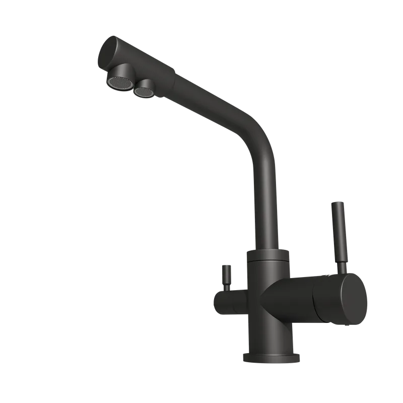 Смеситель для кухни Emar Steel ЕС - 3003N black Sancos — официальный сайт